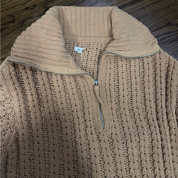 Aerie Camel Cowl Neck Sweater - Picture 3 of 4